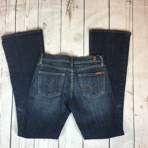 7 for all Mankind Boot cut Embelished jeans SZ 26